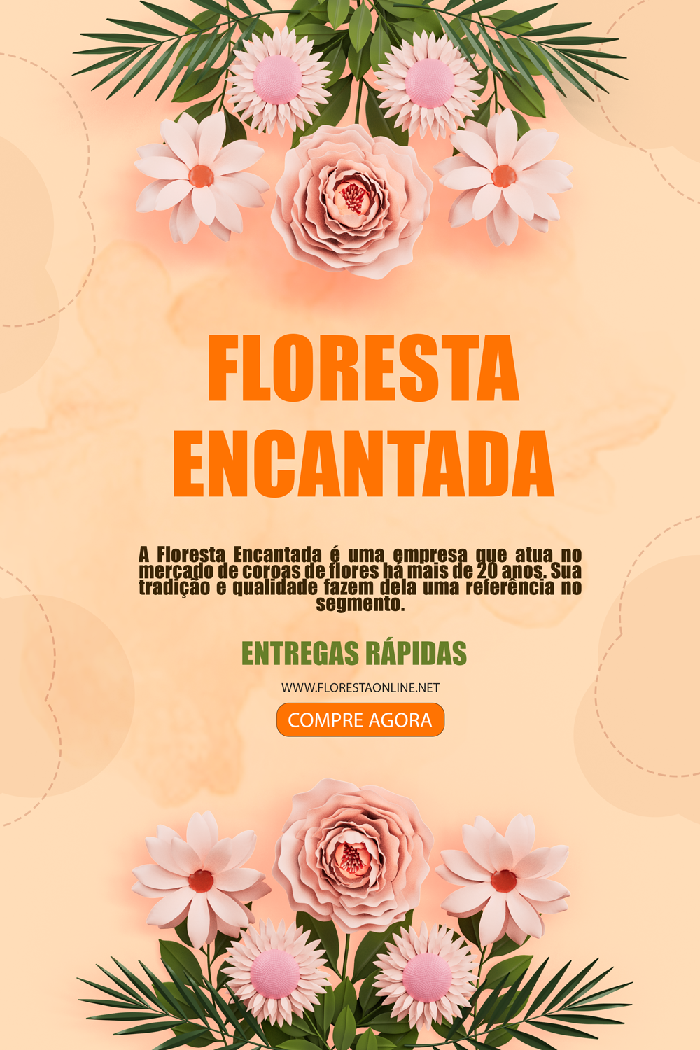 Floricultura Floresta Encantada - Entrega rápida de coroas de flores na zona leste